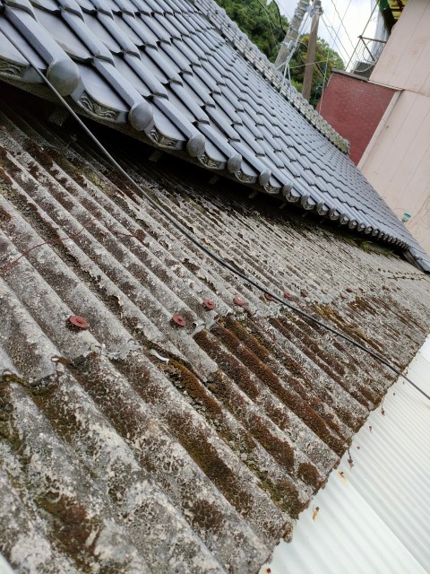 異素材　屋根